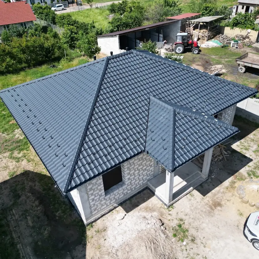 Acoperiș finalizat la casă nouă — lucrare Acoperis Fiabil